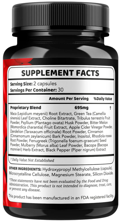 Pharmagetics Clear Flux health capsules safety seal and directions for use