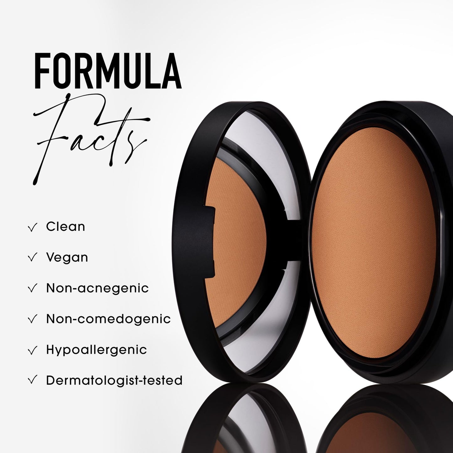 USA imported bareMinerals skin perfecting longwear powder foundation packaging display