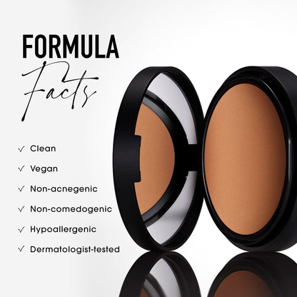 USA imported bareMinerals skin perfecting longwear powder foundation packaging display
