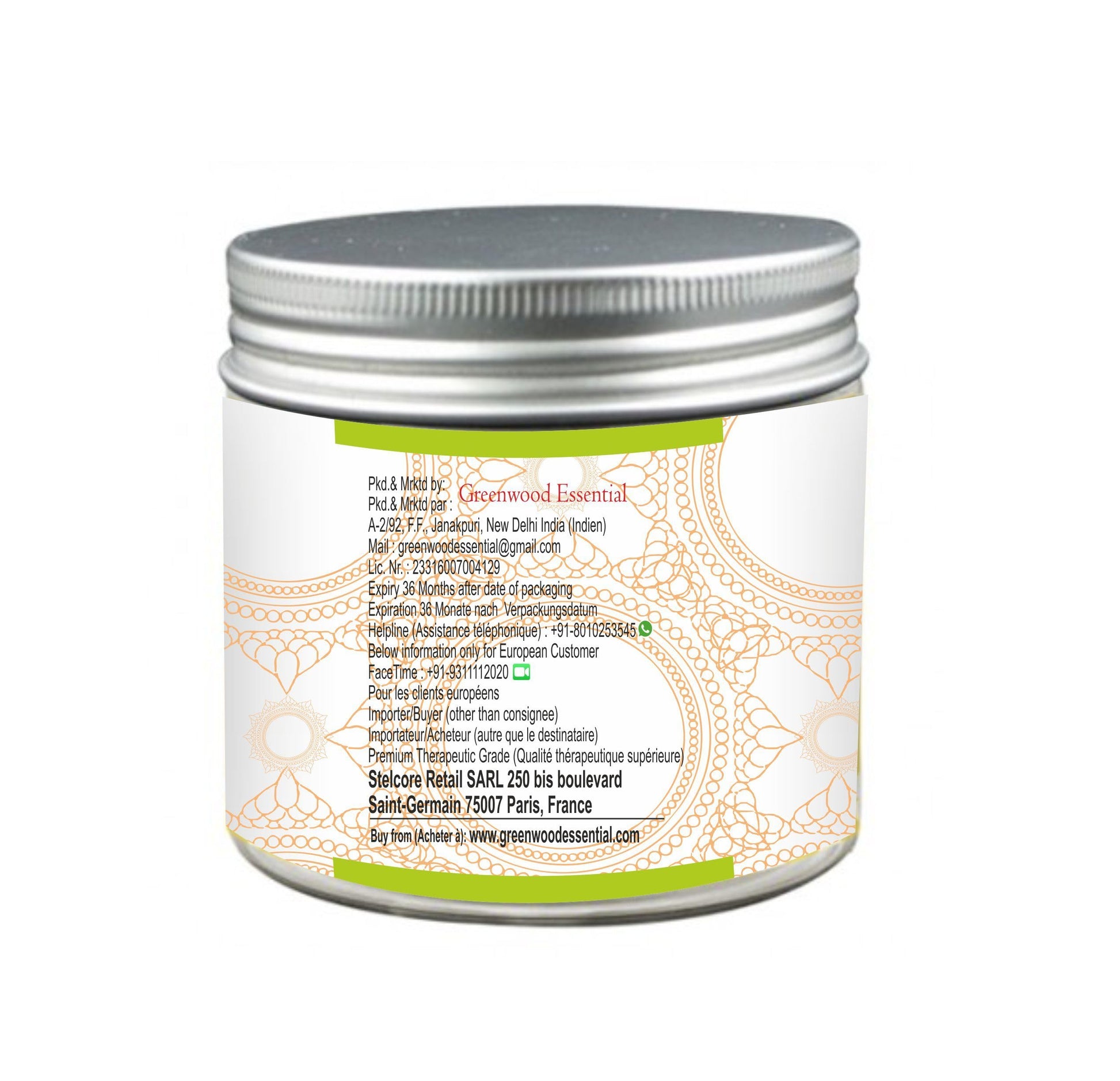 Finely milled Greenwood Essential flax seed powder texture close up