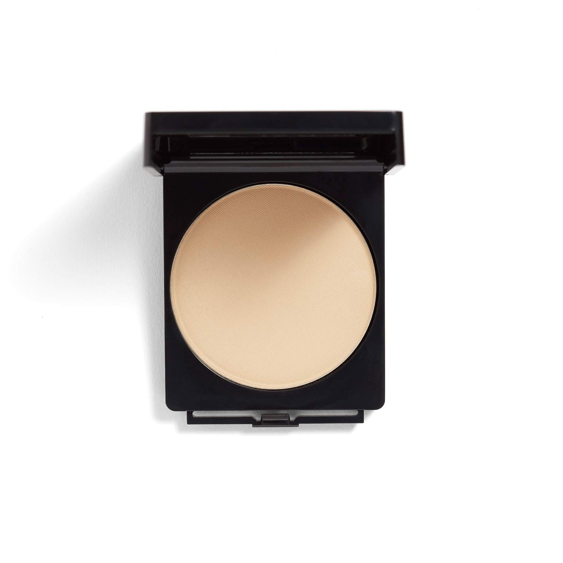 COVERGIRL 525 Buff Beige powder foundation open compact with application sponge