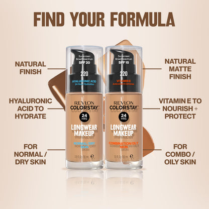 Breathable natural finish foundation for dry skin texture preview