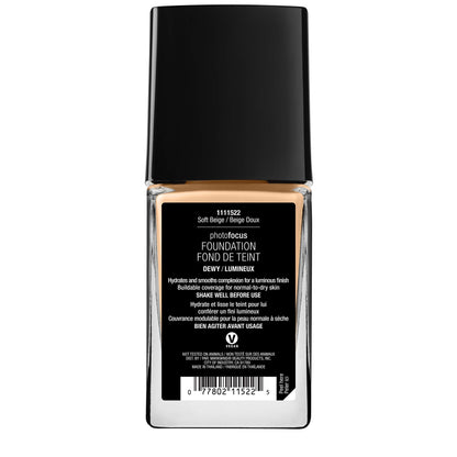 Authentic USA imported liquid foundation for dry skin packaging details