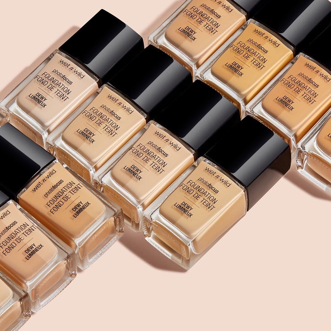 Wet N Wild buildable coverage face foundation text and ingredient list