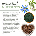 Premium plant source essential fatty acids capsule appearance close up