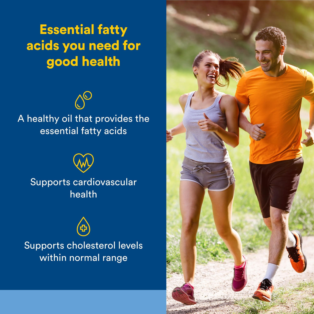Natural Factors organic flaxseed oil supplement nutrition label