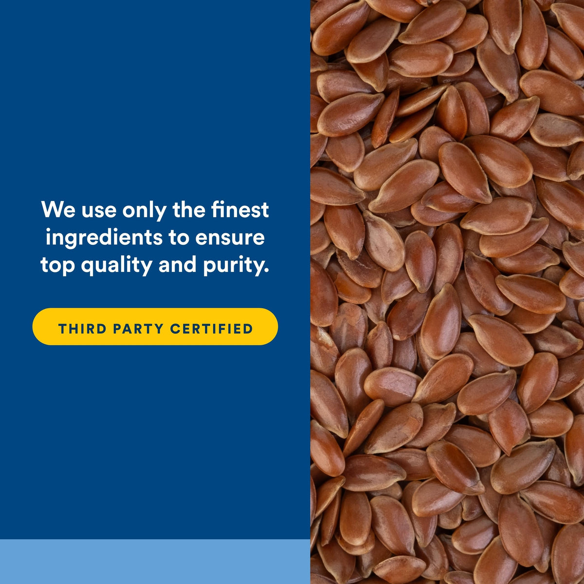Natural Factors Flaxseed Oil 180 count bottle with cap off