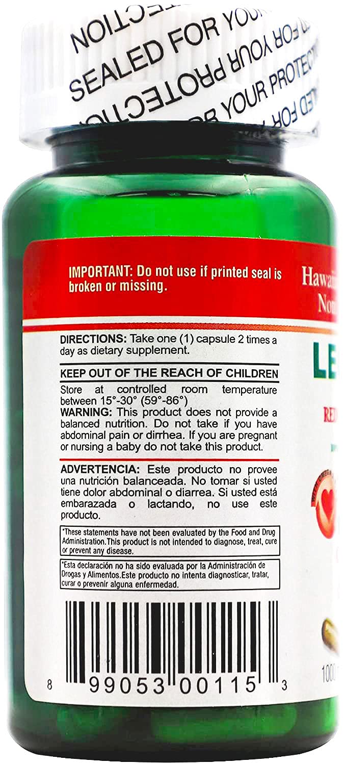 Leonflax 60 count capsule bottle demonstrating natural relief for constipation and bloating