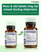Nutrigent certified organic flaxseed oil 60 capsules imported wellness product