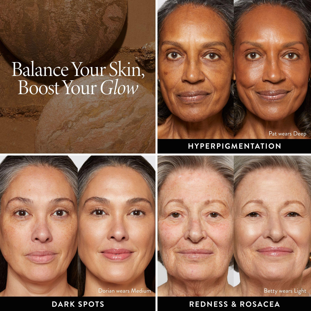 Laura Geller illuminating foundation back label and shade details