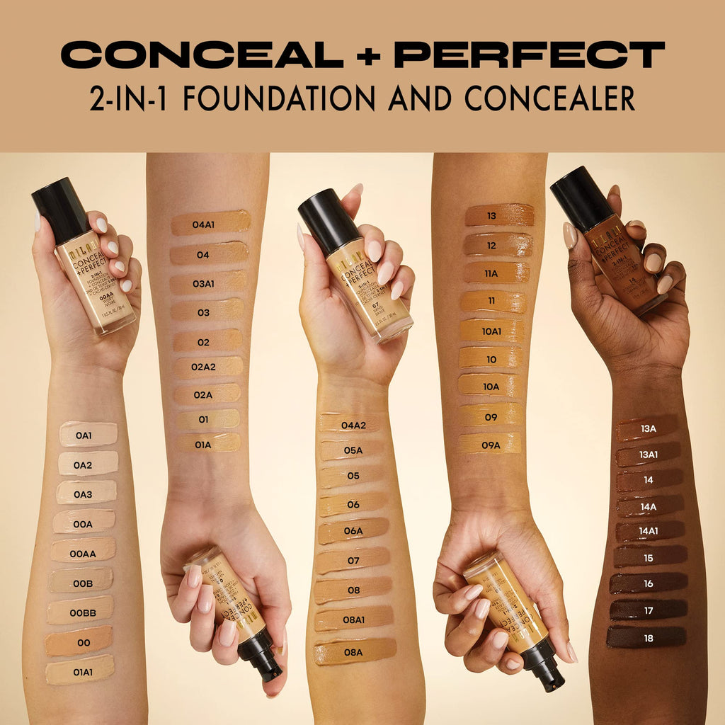 Milani liquid foundation paired with a beauty blending sponge