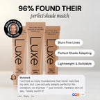 Side view of the authentic USA imported UNALUKA skincare infused foundation tube.
