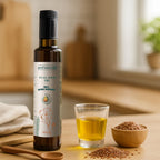 Prof Saracoglu Vegan Omega 3 supplement bottle showcasing direct USA import quality