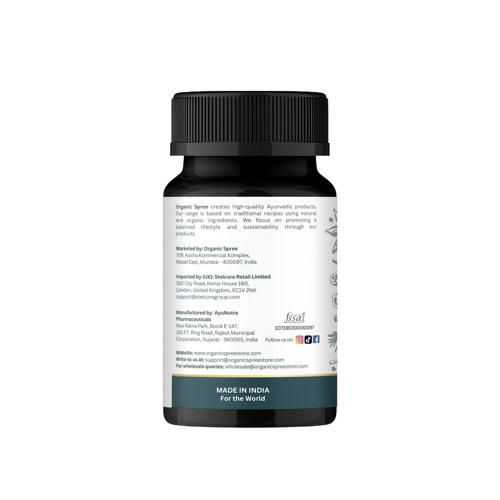 Organic Spree Punarnavadi Guggulu dual pack arrangement showcasing authentic premium imported wellness supplements