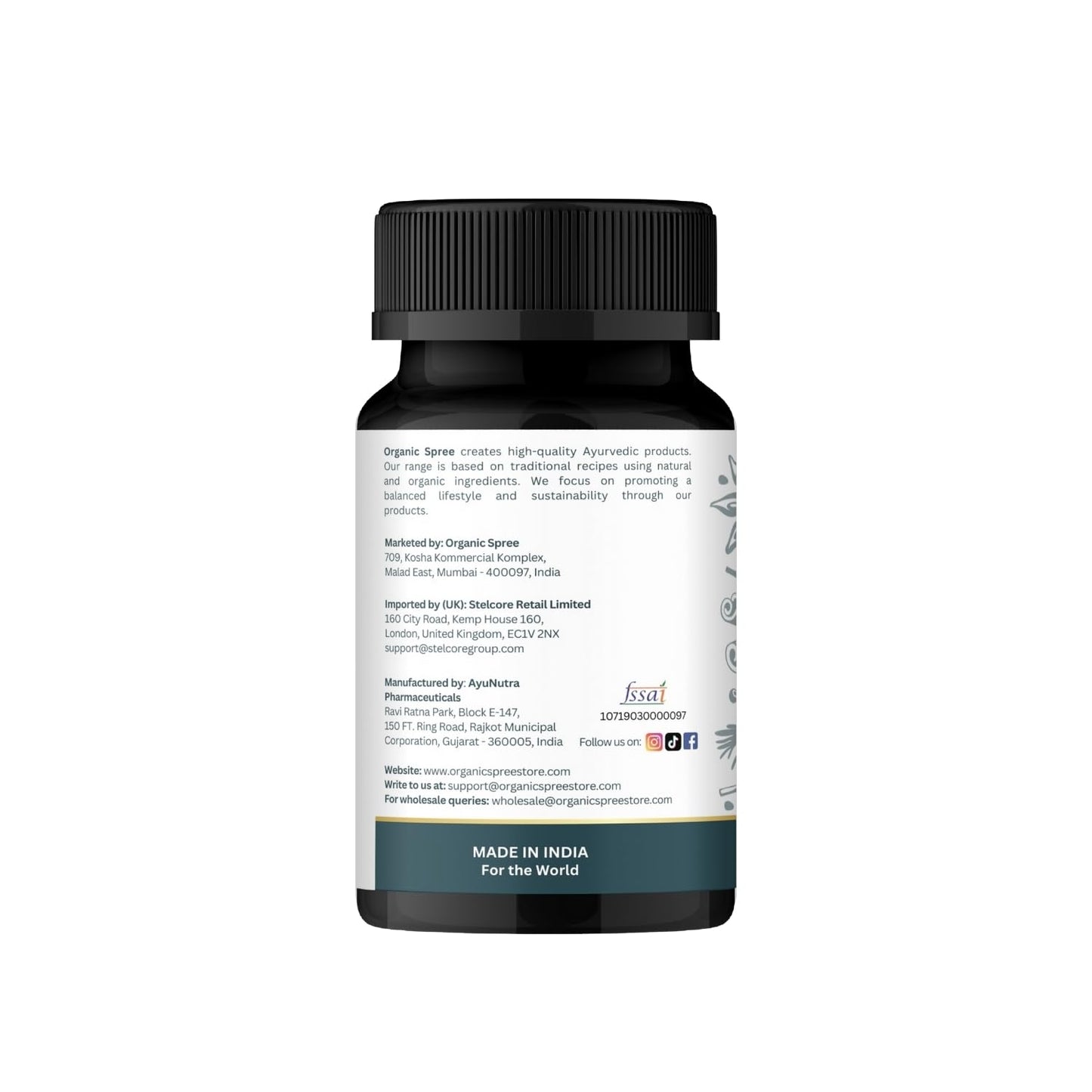 Organic Spree Punarnavadi Guggulu dual pack arrangement showcasing authentic premium imported wellness supplements