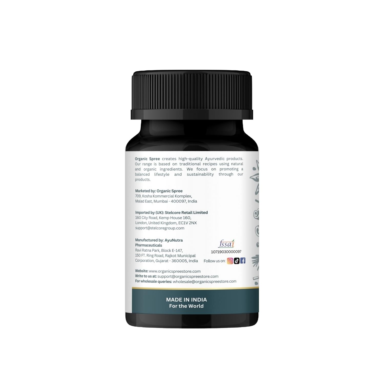 Organic Spree Punarnavadi Guggulu dual pack arrangement showcasing authentic premium imported wellness supplements