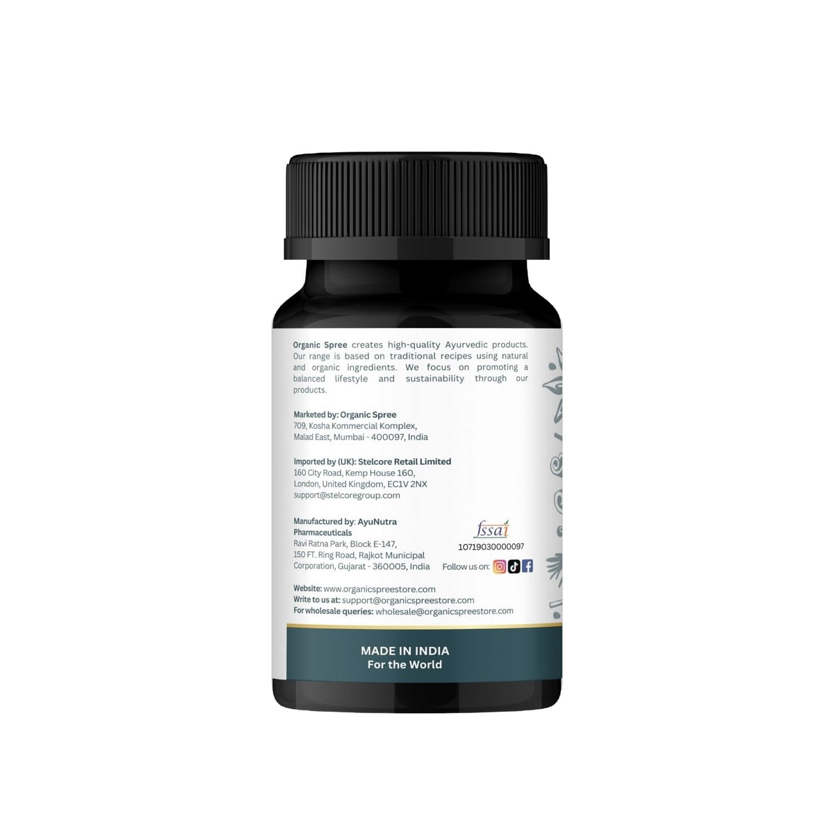 Organic Spree Punarnavadi Guggulu dual pack arrangement showcasing authentic premium imported wellness supplements
