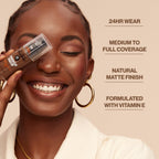Revlon liquid makeup pump dispenser detail view