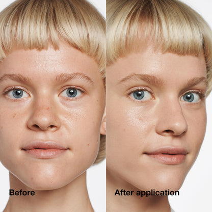Dermatologist developed Clinique foundation bottle showcasing the Vitamin C label