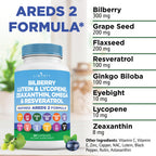 Liberty Lifestyle eye care capsules showing authentic USA imported health supplement packaging details.