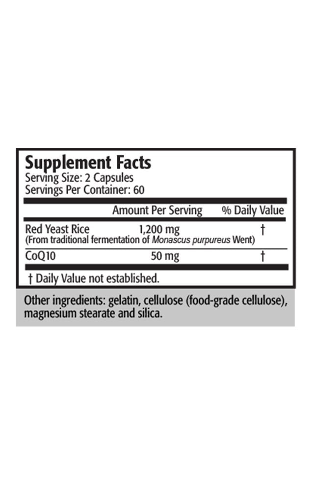 Res-Q LDL-XQ10 cardiovascular supplement bottle showing premium imported ingredients label