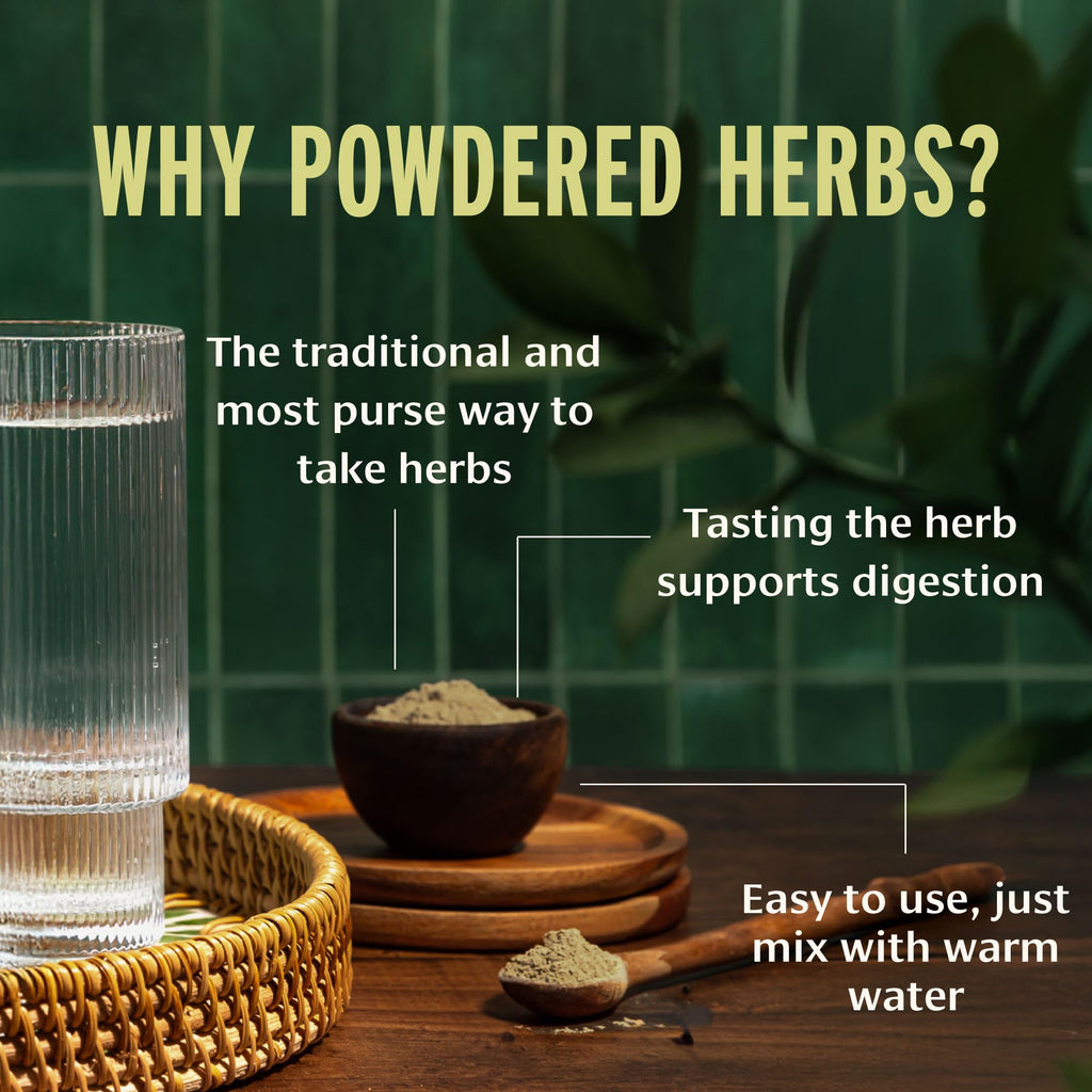 Authentic USA imported Banyan Botanicals organic herbal powder packaging