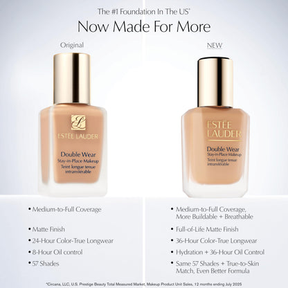 Waterproof and sweat resistant matte liquid makeup foundation product display
