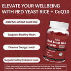 Side view of Yalei red yeast rice supplement bottle