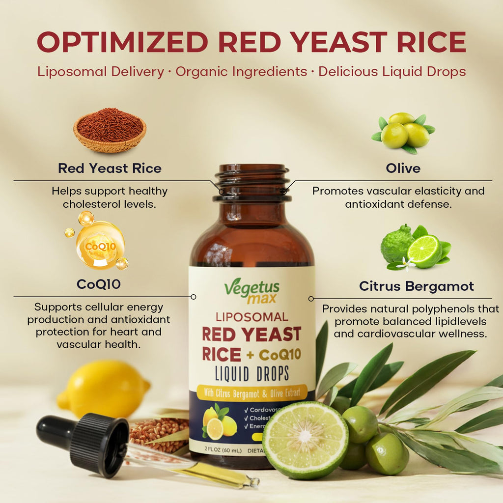 Vegetusmax liposomal drops packaging for cardiovascular health