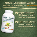 Close up of New Roots Herbal plant sterols bottle showcasing immune support benefits