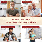 Lifestyle shot of Vegetusmax heart health liquid supplement