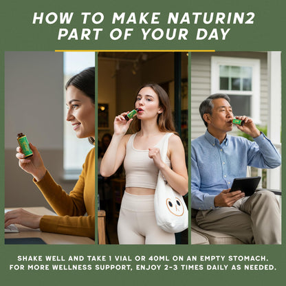 Naturin2 30 pack immune support liquid supplement bottle