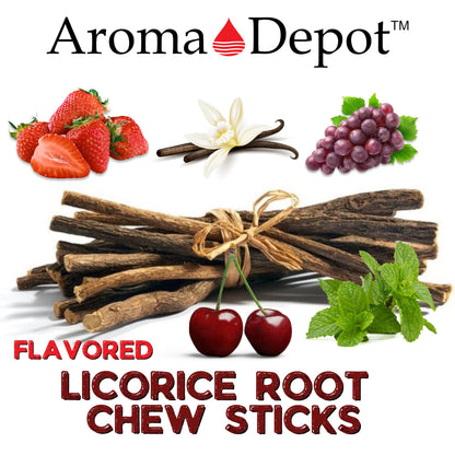 Aroma Depot herbal chew sticks in 4 ounce packaging