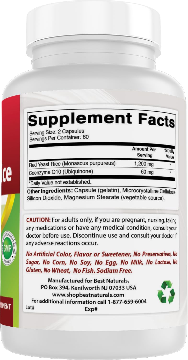 Premium imported cardiovascular dietary supplement 120 capsules container