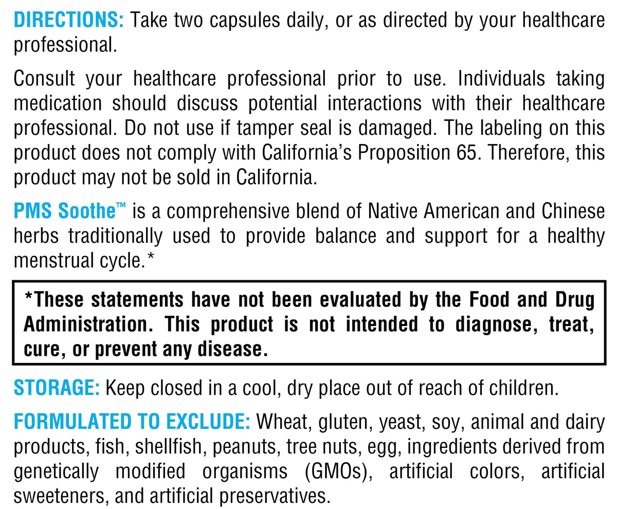 Close up of Xymogen PMS Soothe vegetarian capsule bottle