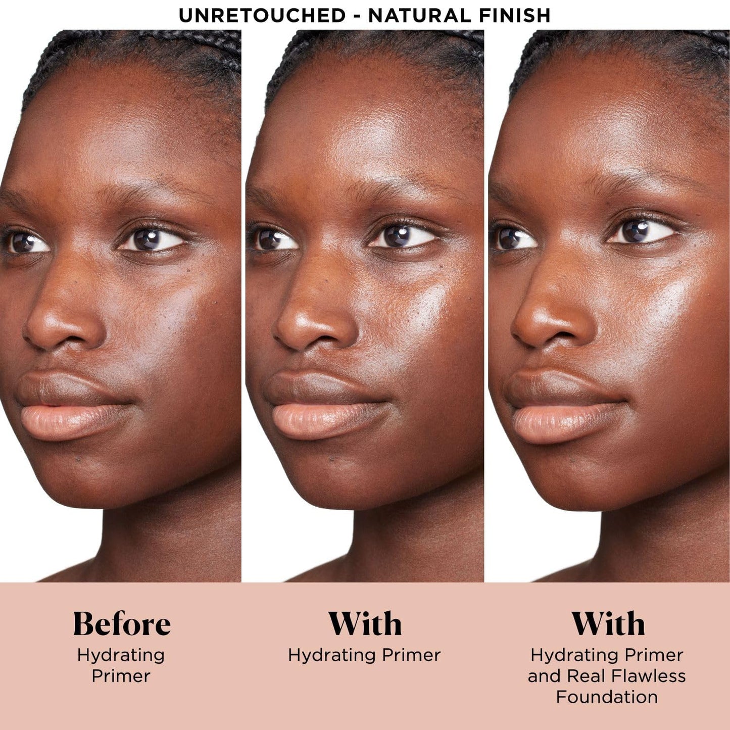 Laura Mercier hydrating makeup base bottle packaging design