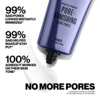 Smashbox oil free face primer texture swatch on skin