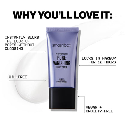 Side profile of Smashbox pore blurring primer