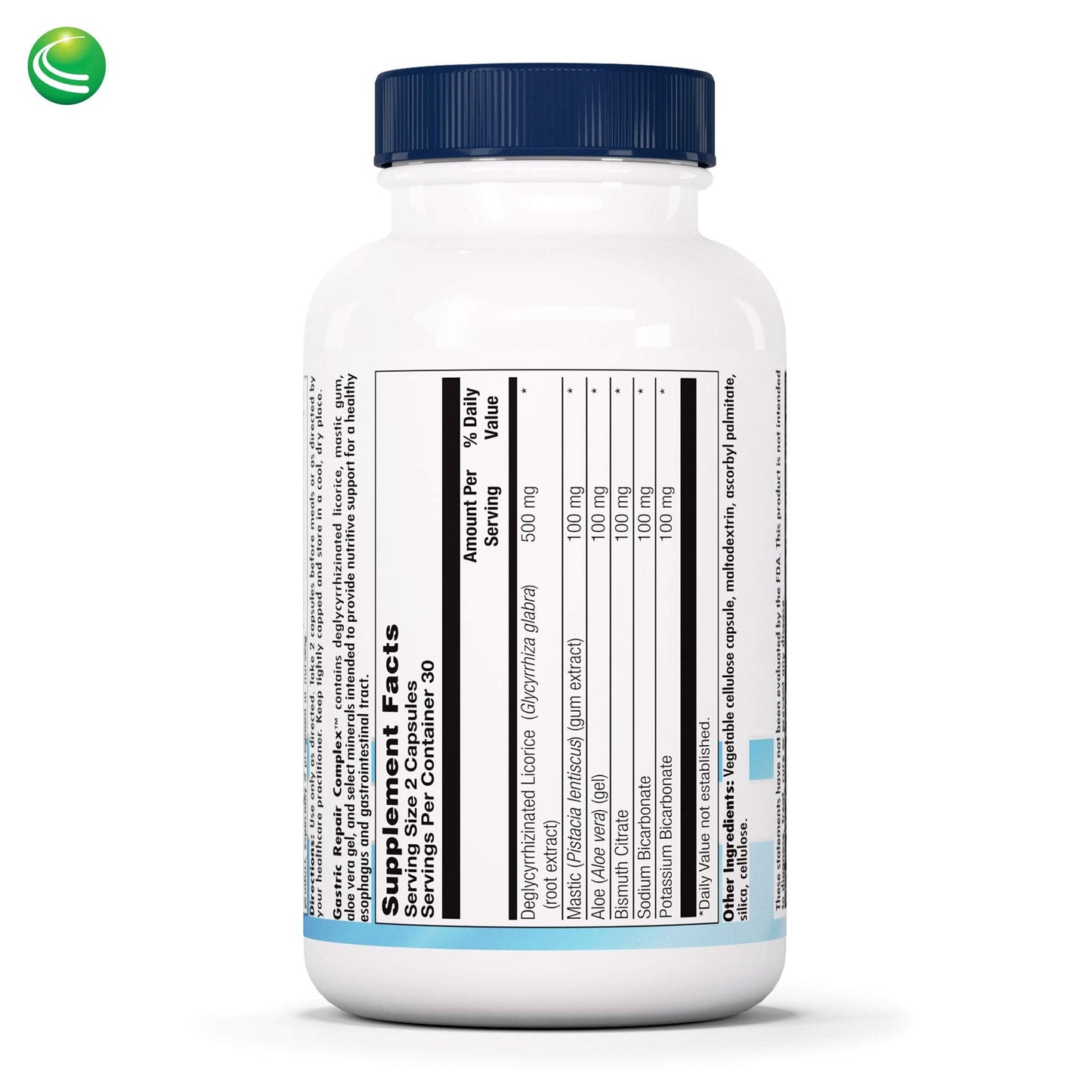 Nutra BioGenesis Gastric Repair Complex dietary supplement label