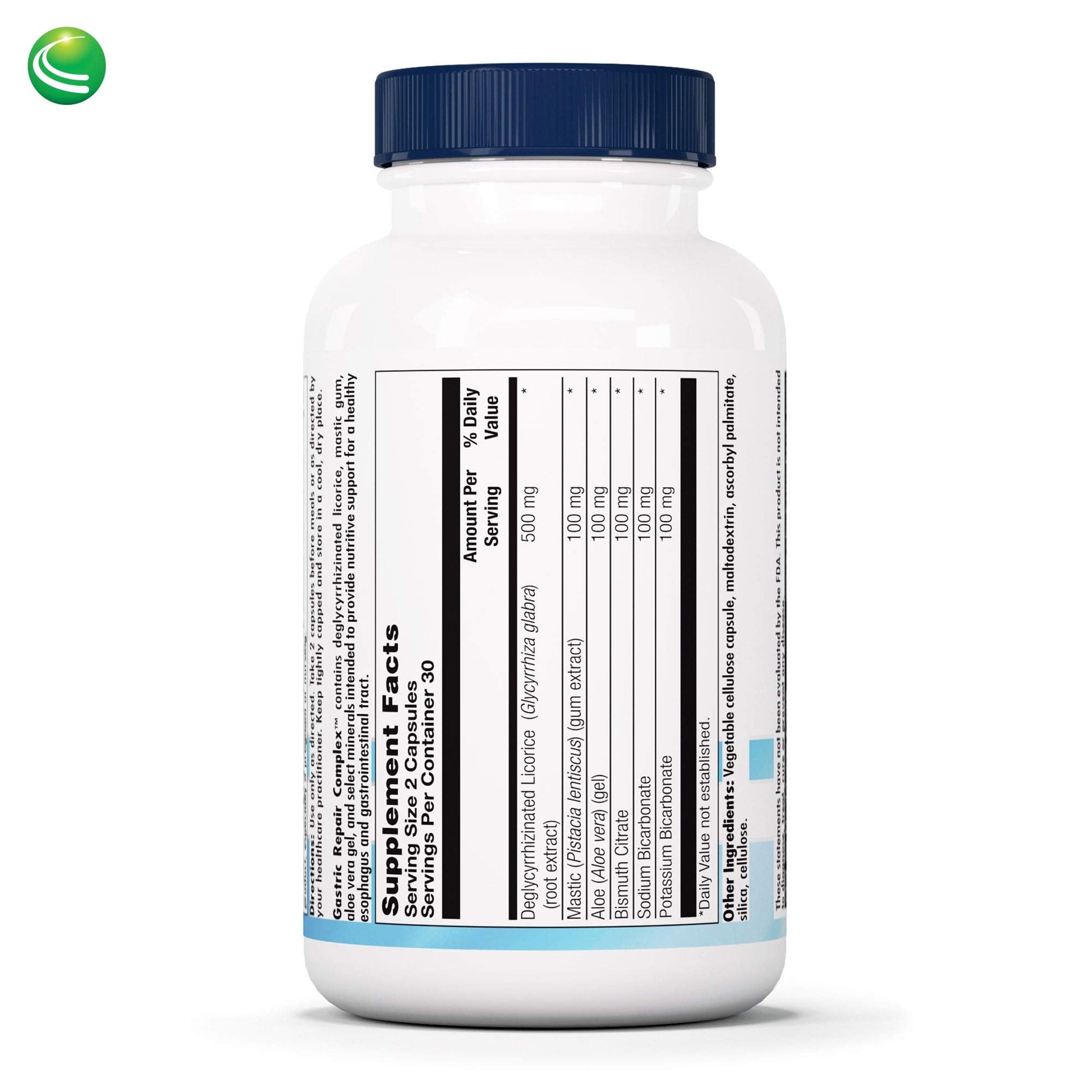 Nutra BioGenesis Gastric Repair Complex dietary supplement label
