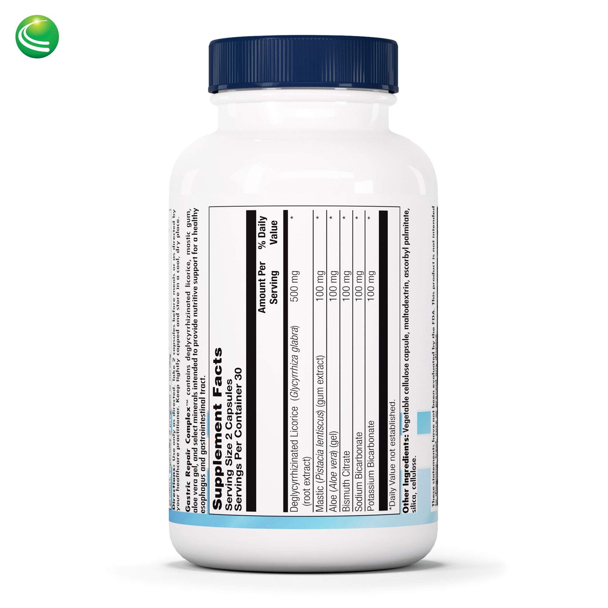 Nutra BioGenesis Gastric Repair Complex dietary supplement label