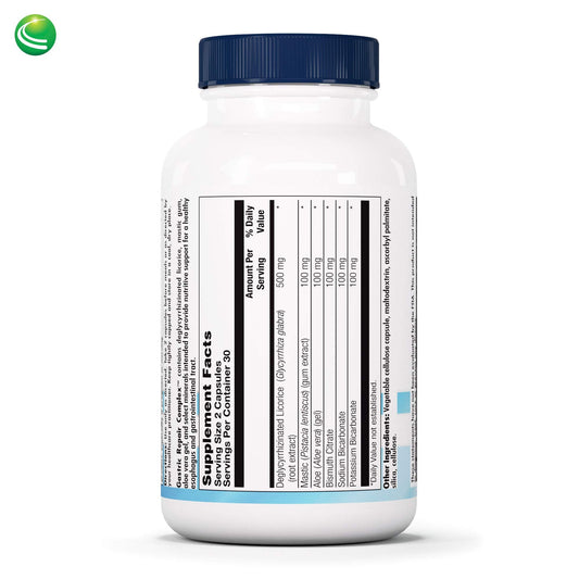 Nutra BioGenesis Gastric Repair Complex dietary supplement label