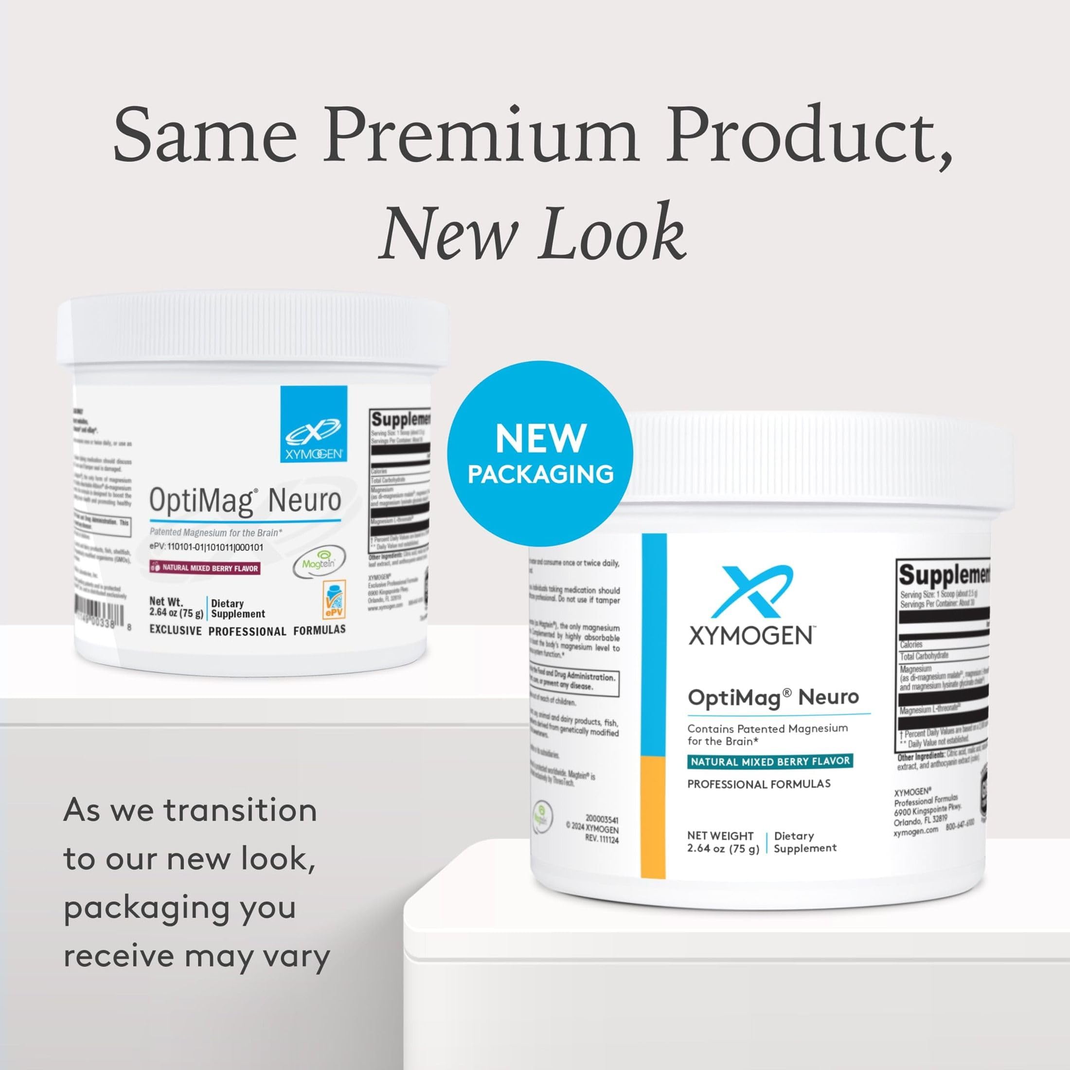 Xymogen Viragraphis immune support supplement label