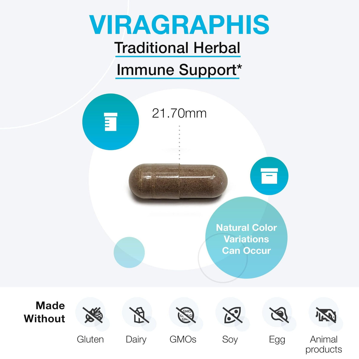 Top view of Xymogen Viragraphis supplement bottle cap