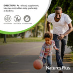 Easy to swallow natural cholesterol management mini tablets on a clean background