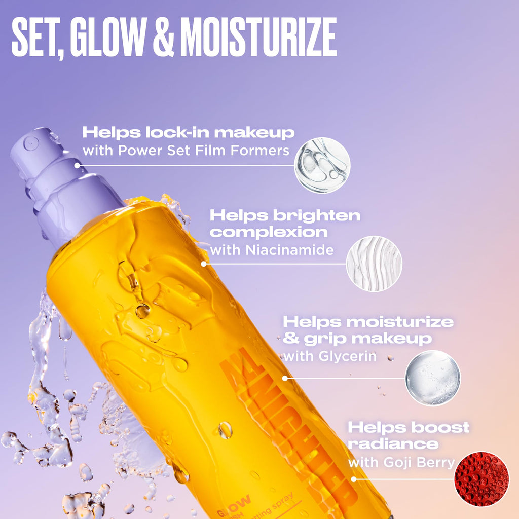 Urban Decay all nighter glow mist spray cap removed
