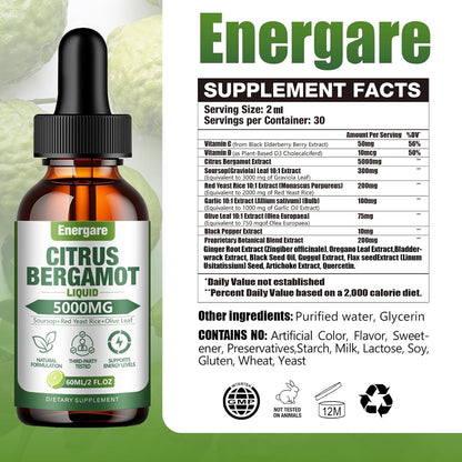 Two pack Lickshine Energare Citrus Bergamot supplement bottles