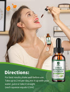 Lukaree liquid drops bottle with natural citrus bergamot and soursop extract