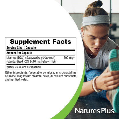 Capsule size reference for NaturesPlus Herbal Actives Licorice
