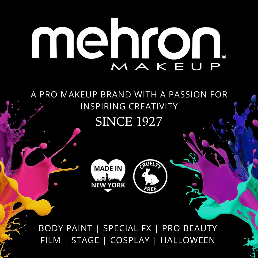 Mehron Makeup Barrier Spray 2 fluid ounce container sizing view